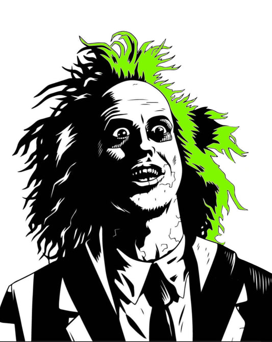 Beetlejuice: Self-Portrait Glow-in-the-Dark